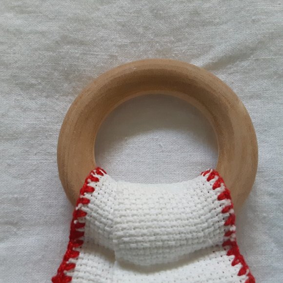 Vintage‎ Embroidered Tray Display Hanger Linen - Picture 3 of 4